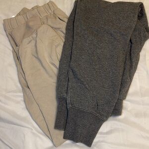 Women’s Gray and Tan Bottoms